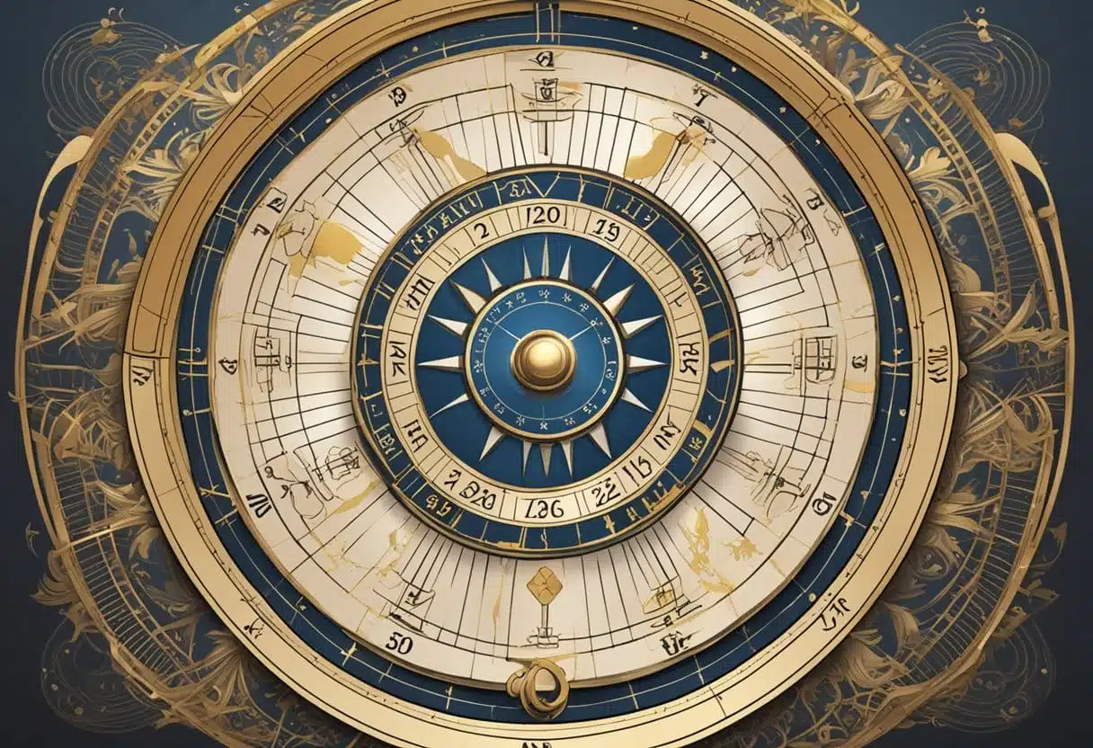 A celestial wheel with the symbol for the Capricorn zodiac sign and the date "January 12" prominently displayed